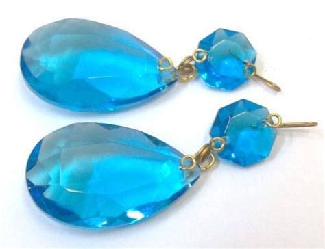Excellent Quality Aqua Turquoise Chandelier Crystal Teardrops Lot