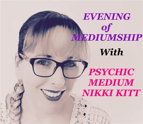 Evening Of Mediumship With Nikki Kitt Liskeard Visit 18