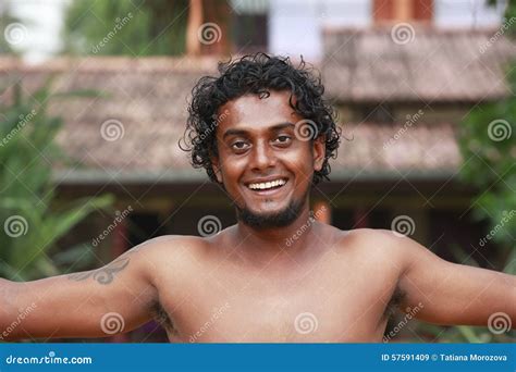 Sri Lanka Lhomme Image Stock Image Du Simple Mode 57591409