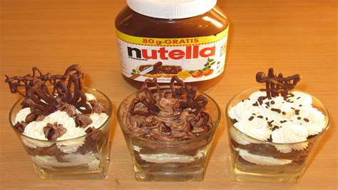 Nutella Dessert Easy Recipe No Baking Nutella Recipe Youtube