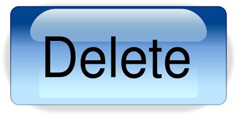 Delete Icon Png Blue