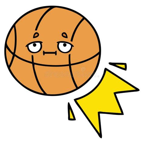 Cute Cartoon Basketball Stock Vector Illustration Of Ball 147698064