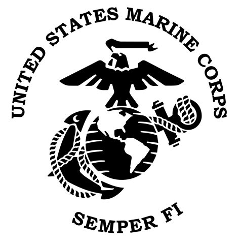 Usmc Marine Eagle Ega Corp Marine Corp Semper Fi Car Sticker Etsy