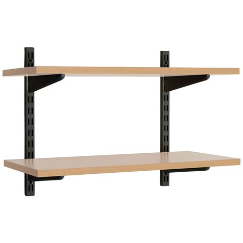 Office Wall Mounted Shelving Kit In Black Free Uk Delivery