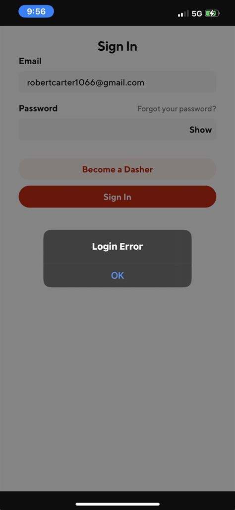 Dasher App Crashed And Wont Let Log In What Should I Do Rdoordash