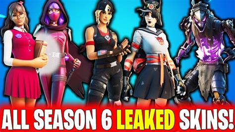 All Leaked Fortnite Season 6 Skins Cosmetic And Bundles The Foundation Isabelle And New Packs