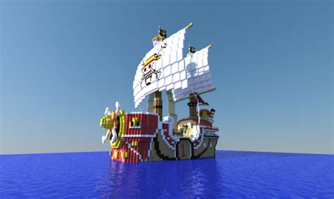 One Piece The Thousand Sunny Minecraft Map