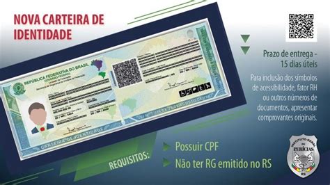 Posto do IGP esclarece que o novo modelo de RG é válido em todo território nacional Notícias