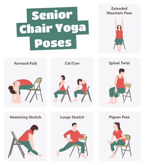 Chair Yoga Exercises For Seniors 20 Free Pdf Printables Printablee