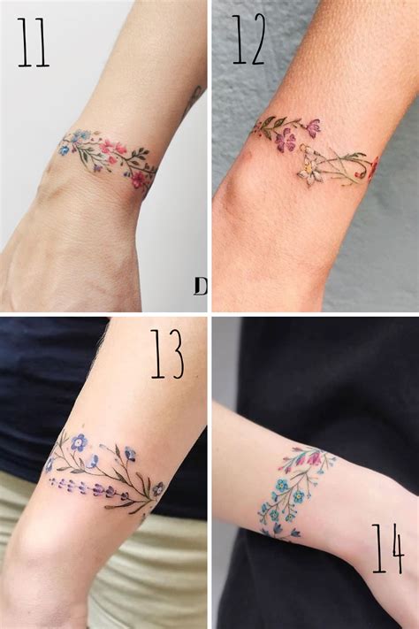 Discover 75 Flower Wrist Wrap Tattoo Super Hot In Eteachers