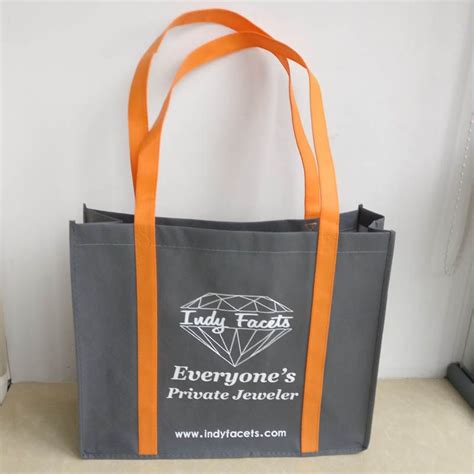 Wholesale 500pcslot Personalized 100g Non Woven Bag Reusable Tote Bags