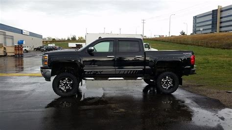 For example, if a pickup is lifted 2 inches and leveled, that means if the rear is lifted 2 inches, the front might get. Here's a great looking truck that our Calgary team has ...