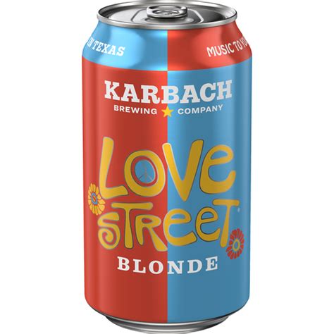 Karbach Brewing Company Love Street Blonde Beer 12 Fl Oz Can Buehlers