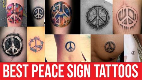 Top 30 Best Peace Sign Tattoo Ideas Youtube