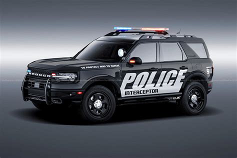 Ford Bronco Sport Looks Great As Police Interceptor Carbuzz