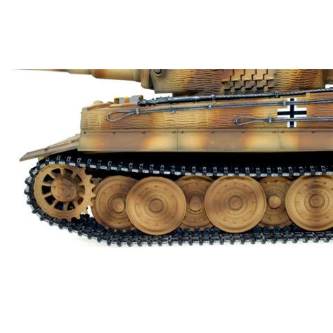 Taigen Hand Painted Rc Tanks Full Metal Upgrade Tiger 360 Turret