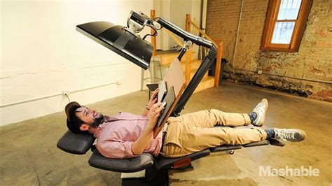 This 5900 Desk Lets You Work On Your Computer Lying Down Design You Trust — Design Daily