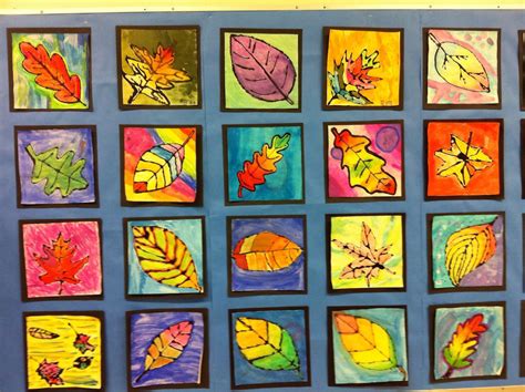 Leaves Autumn Leaves Art Elementary Art Projects Classroom Art