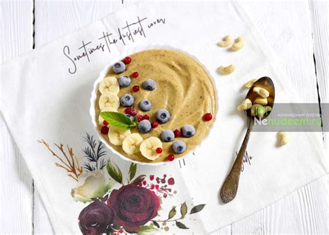 Смузи-боул с нектаринами и орехами кешью | Пошаговые ...