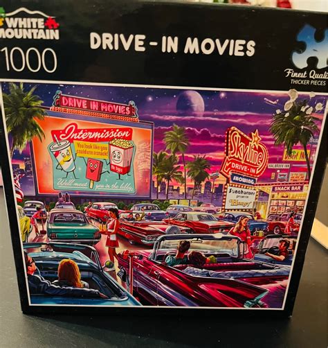 Fitness Retailer White Mountain Puzzles Drive In Movies 1000 Pieces