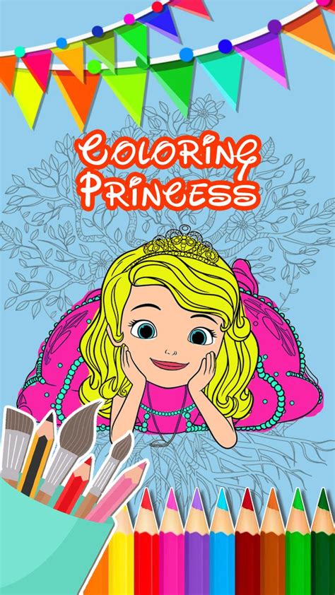 Скачать Princess Coloring Book Free Game For Kids Apk для Android