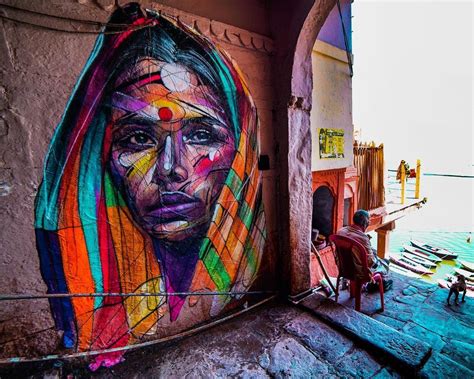 Street Art By Hopare In India Street Art Murals Street Art Urban Art