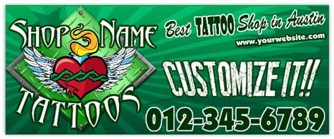 Banner boutique boutique banner banners template decoration color decorative background modern colorful contemporary artistic shiny the amount of material brilliant ornament eps10 decor we are creating many vector designs in our studio (bsgstudio). Tattoo Shop Banner 101 | Business Banners, Advertising Banner, Vinyl Company Banner