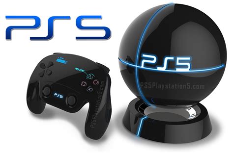 Levitating Ps5 Console With Touch Screen Dualshock 5