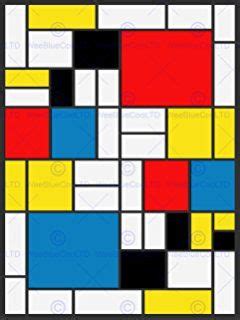 Composition with red, yellow and blue (2012). Composition with Red, Yellow, and Blue, Piet Mondrian ...