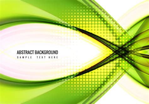 Free Vector Green Wave Background 109018 Vector Art At