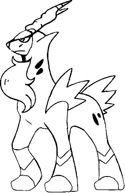 Coloring Pages Pokemon Cobalion Drawings Pokemon