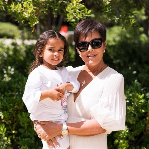 kardashian fans think rob s daughter dream looks just like dad in kris jenner s new photos on