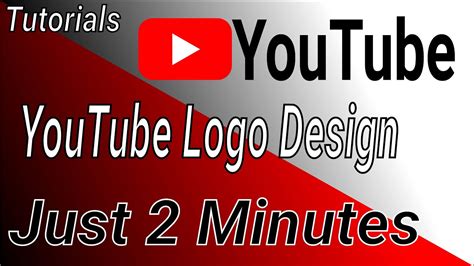 How To Make A Youtube Logo Design Just 2 Minutes Simple Steps Youtube