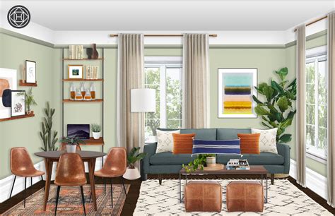 Global Midcentury Modern Room Design By Havenly Interior Designer