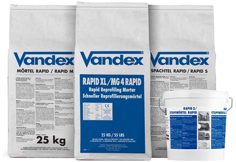 Vandex Rapid System Rapid Repair And Coating System