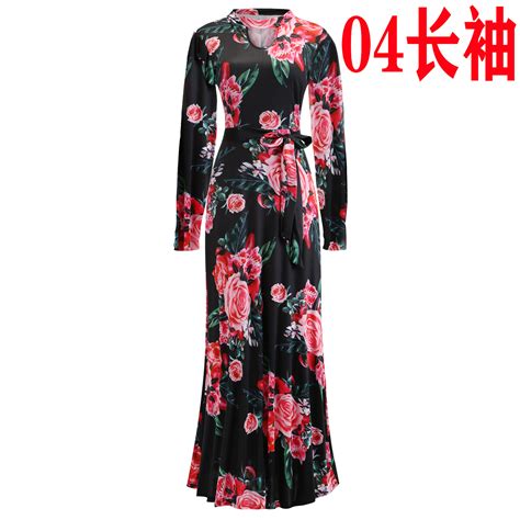 Wholesale Fashion Summer Dress Lady Woman Casual Long Sleeves Women