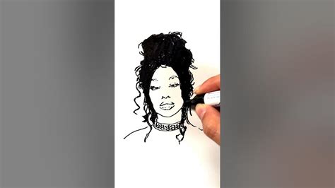 Sza Drawing In 60 Seconds Sza Drawing Youtube