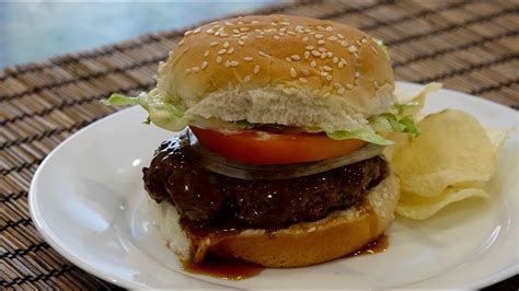 Teriyaki Burger Recipe Japanese Cooking 101 Youtube