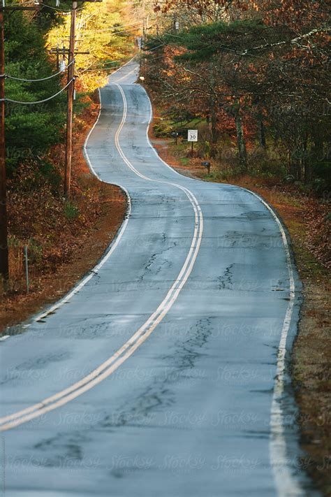 Rural New Hampshire Road By Stocksy Contributor Raymond Forbes Llc