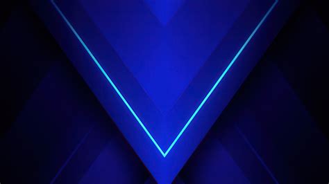 Blue Triangle Abstract 4k Hd Abstract Wallpapers Hd