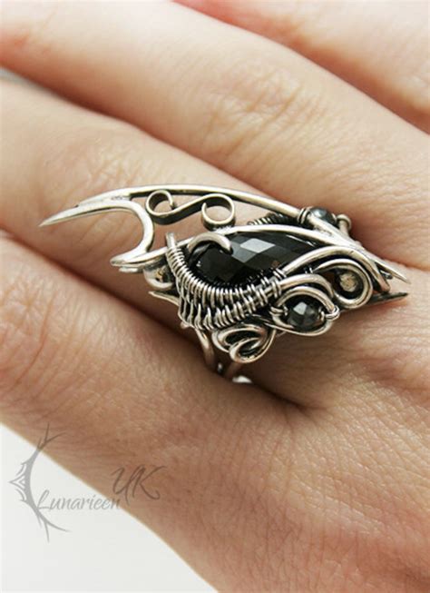 Gothic Ring By Lunarieen Uk Great Setting And Choice Of Stone