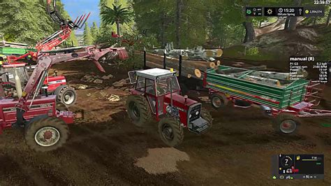 Fs17forest Work With 23 Tractors Part 9 Youtube