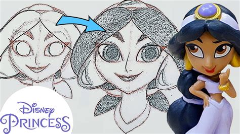 How To Draw Jasmine Disney Princess Youtube