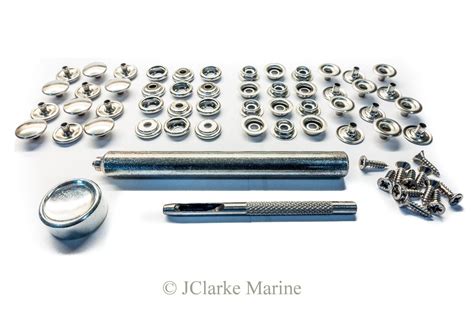 Marine Grade Stainless Steel Snap Fastener Kit 316 A4 Boat Canopy