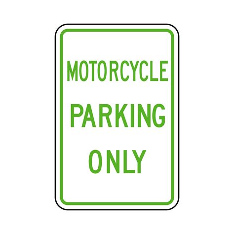 Motorcycle Parking Only Sign Epic Signs