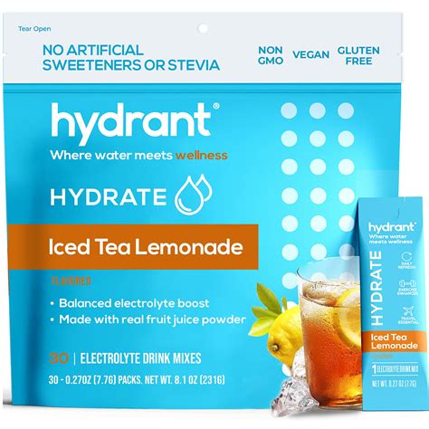 Buy Hydrant Hydrate 30 Stick Packs Electrolyte Powder Rapid Hydration