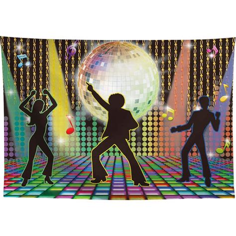 Allenjoy Disco Party Backdrop Shiny Disco Lights Ball 70s 80s 90s