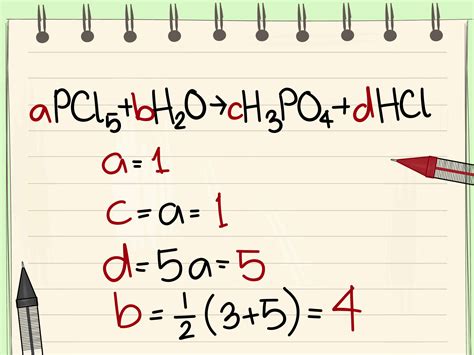 how to balance chemical equations 10 steps with pictures