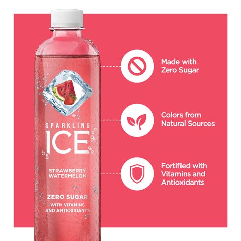 Sparkling Ice Naturally Flavored Sparkling Water Strawberry