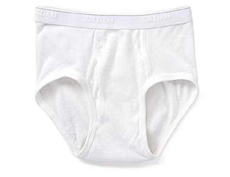 Gildan Mens Value 10 Pack 100 Cotton White Briefs Underwear
